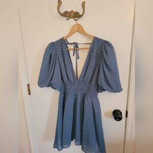 Beautiful blue spring dress